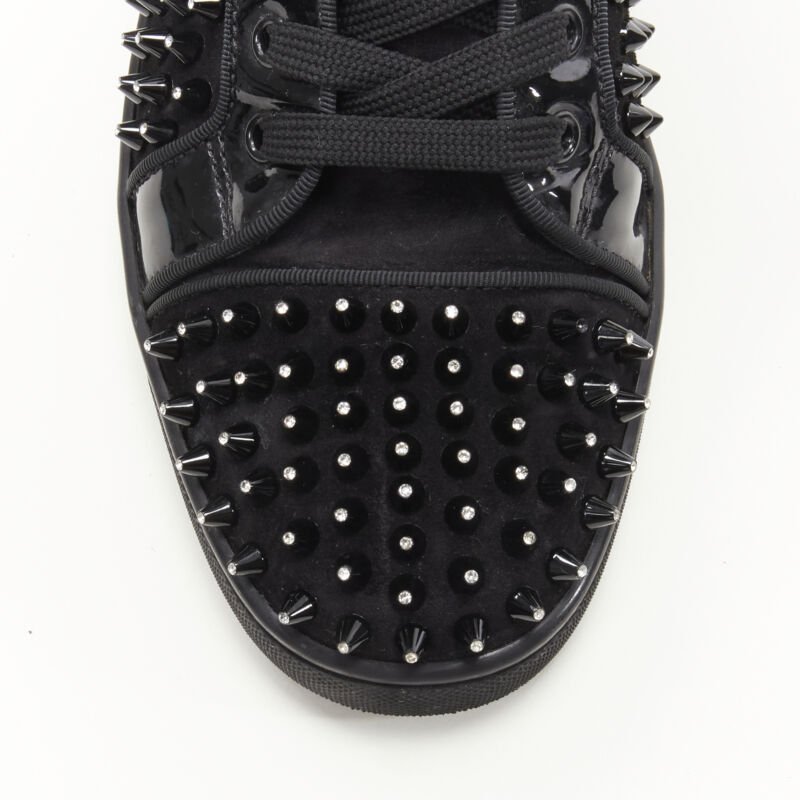 Christian Louboutin Velvet Spike Sneakers - Detail 1