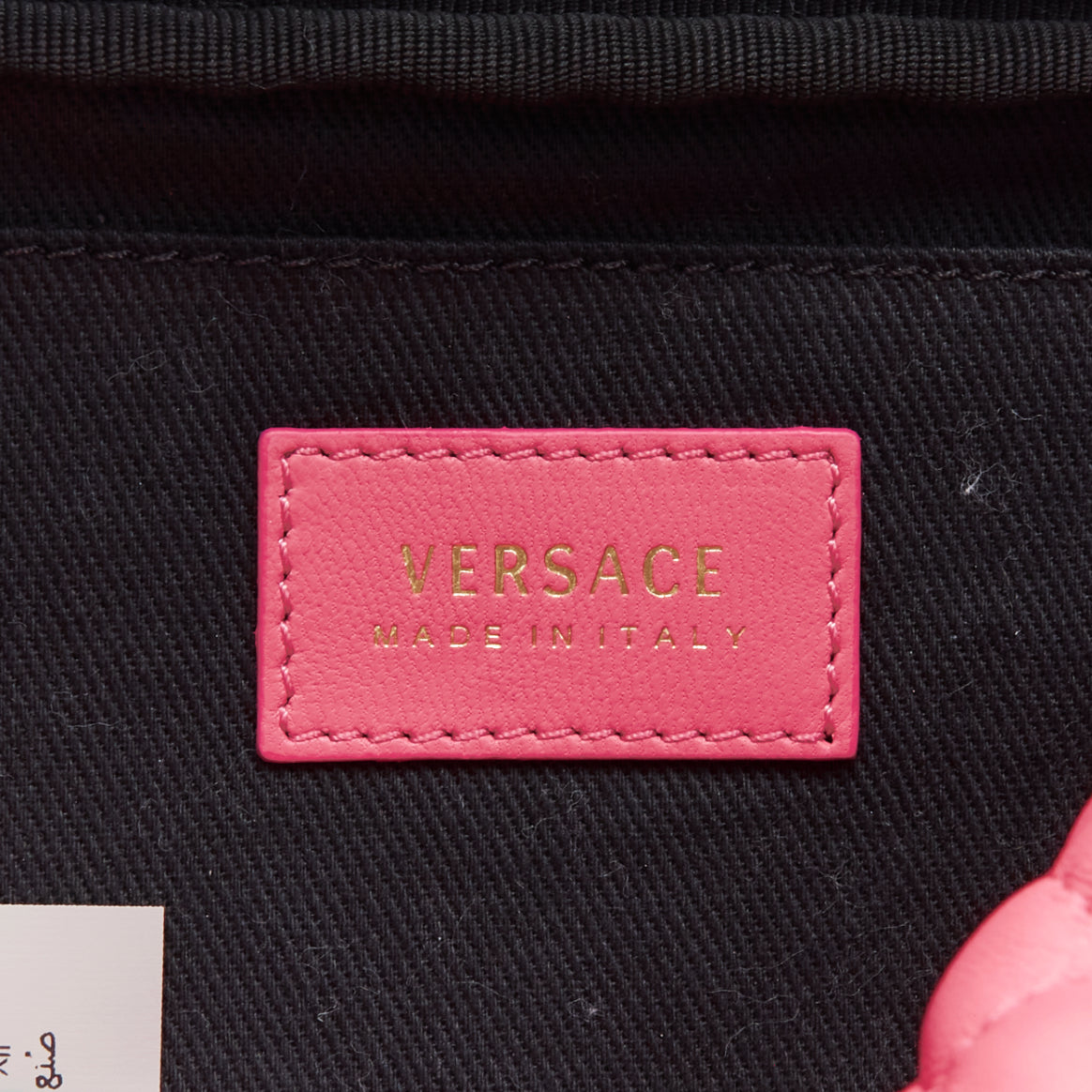 Versace Pink Baroque Waist Bag - Image 11
