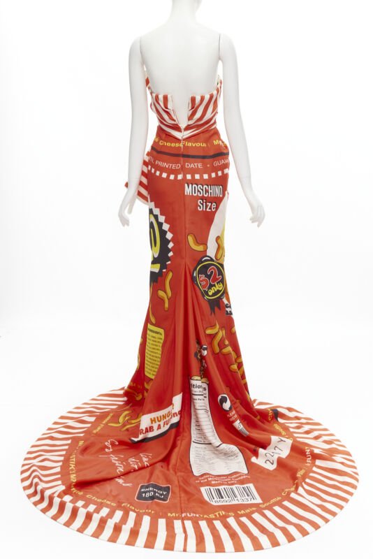 Moschino Cheetos Bow Gown - Side view