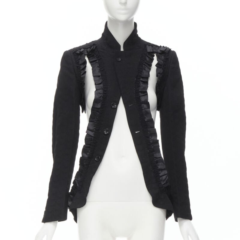Comme Des Garcons Ruffle Deconstructed Blazer - Image 6
