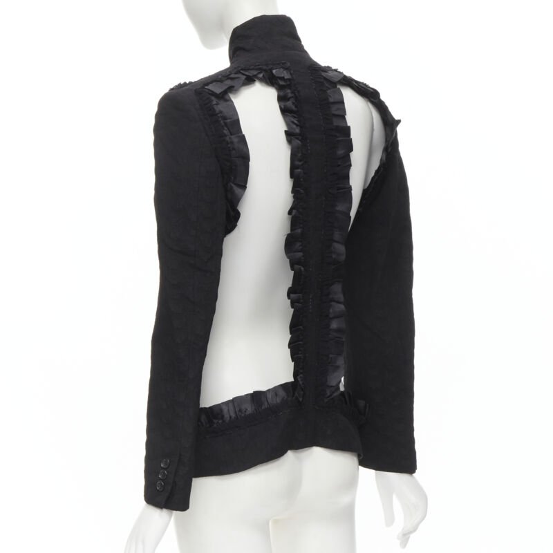 Comme Des Garcons Ruffle Deconstructed Blazer - Detail 2