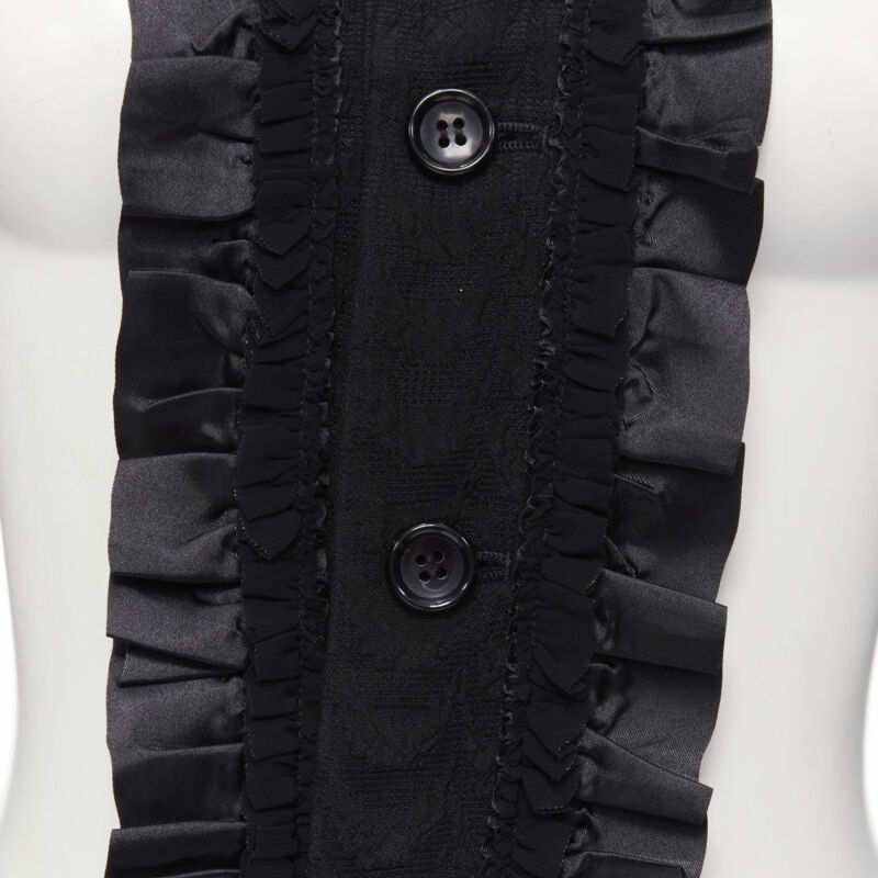 Comme Des Garcons Ruffle Deconstructed Blazer - Image 10