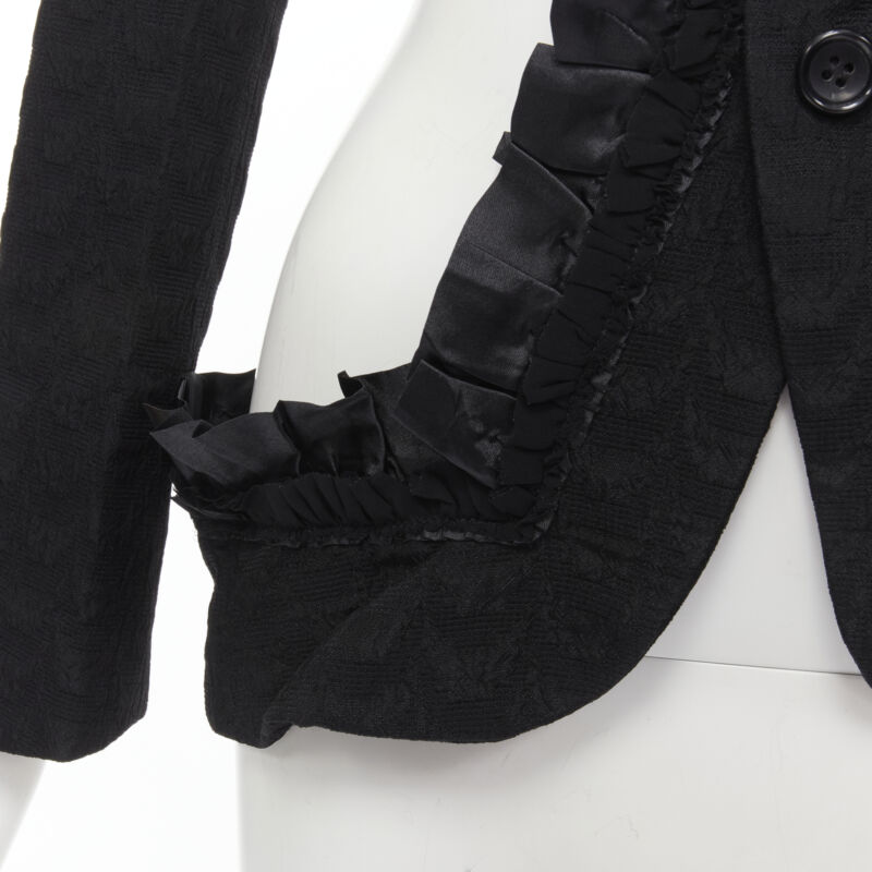 Comme Des Garcons Ruffle Deconstructed Blazer - Image 11