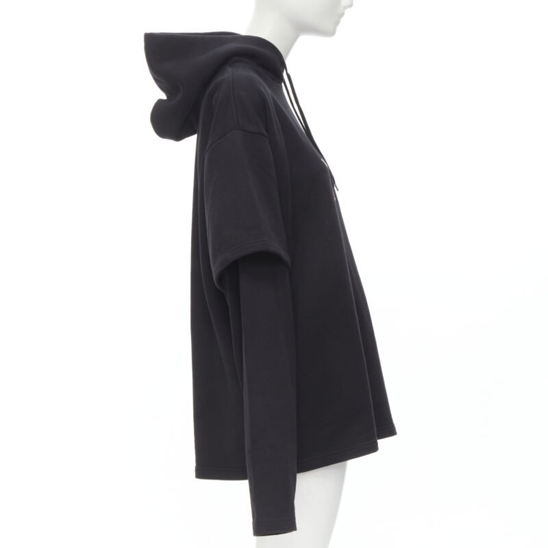 Vetements Double Sleeve Hoodie - Side view