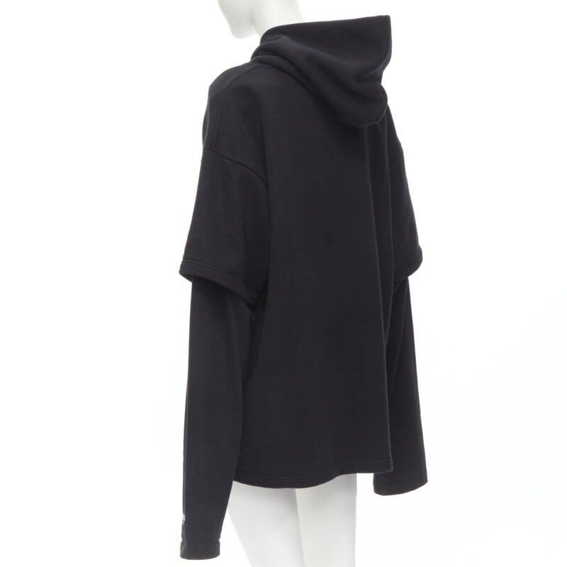 Vetements Double Sleeve Hoodie - Detail 2