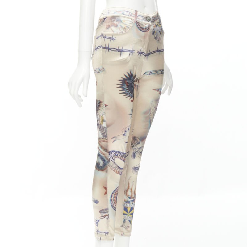 Jean Paul Gaultier Tattoo Skinny Pants - Image 6