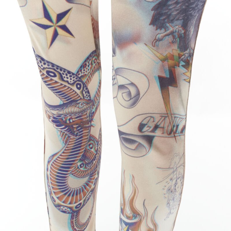 Jean Paul Gaultier Tattoo Skinny Pants - Image 10