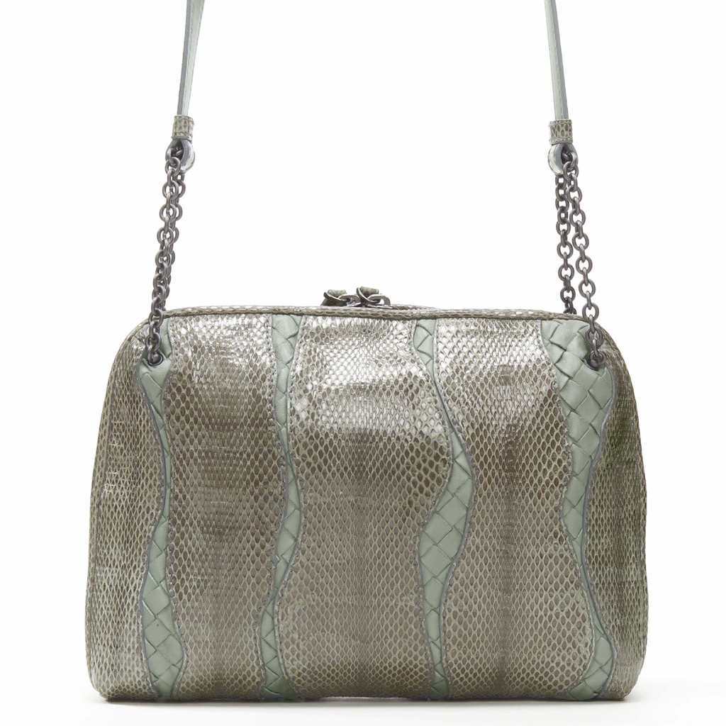 Bottega Veneta Watersnake Crossbody Bag - Side view
