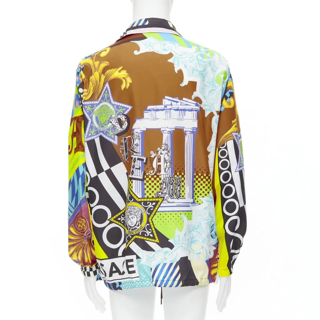 Versace Temple Print Jacket MultiColor Never worn, with tag - Box View