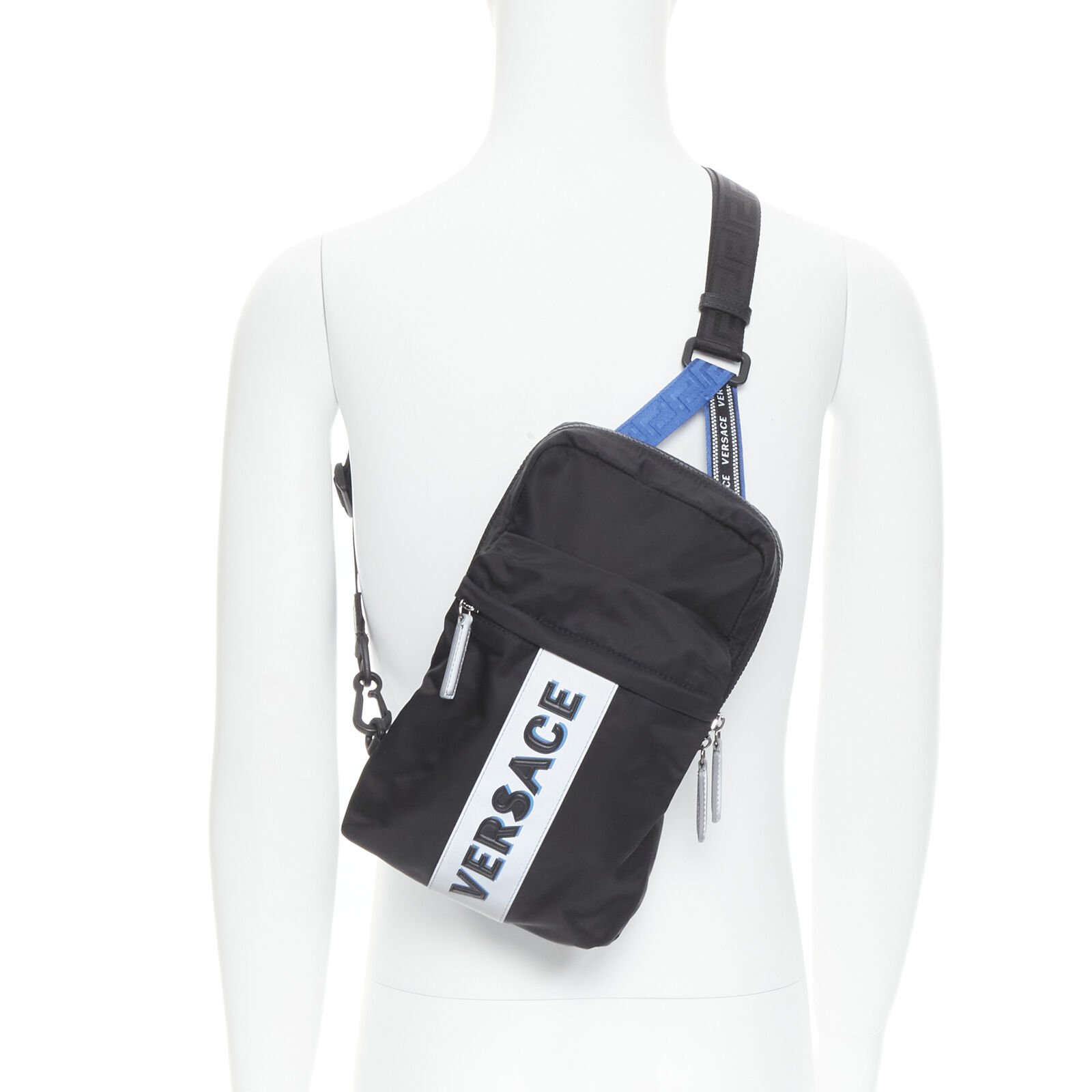 Versace Sports strap sling bag - Back view