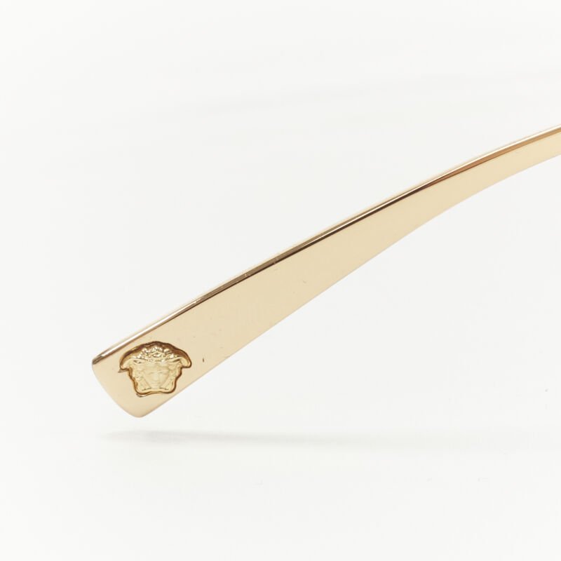 Versace Rhinestone Medusa Glasses - Image 10