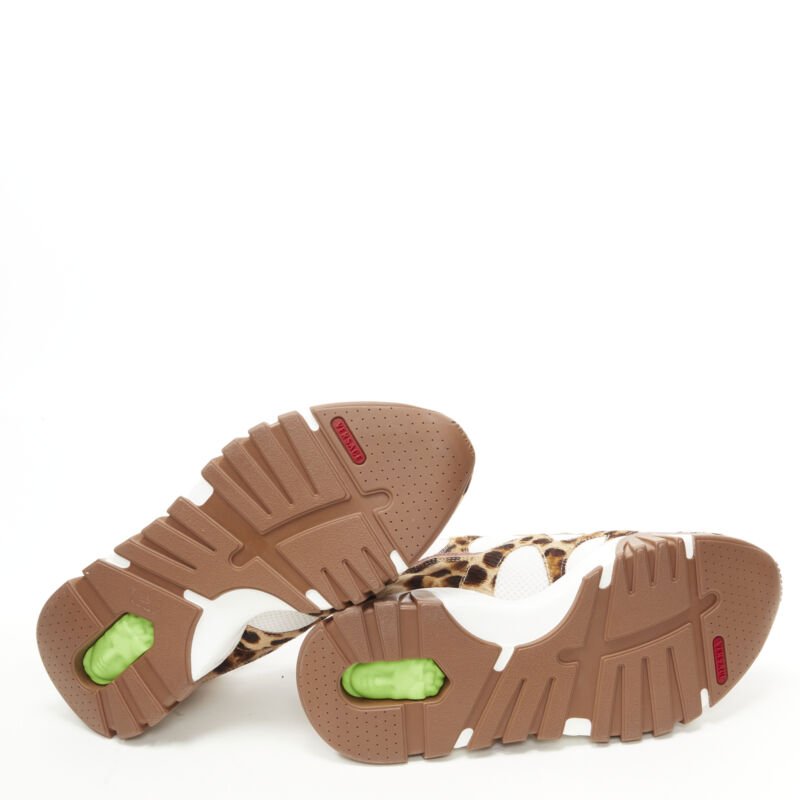 Versace Leopard Chunky Sneakers - Image 14