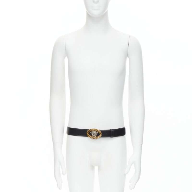 Versace Medusa Chain Buckle Belt - Back view