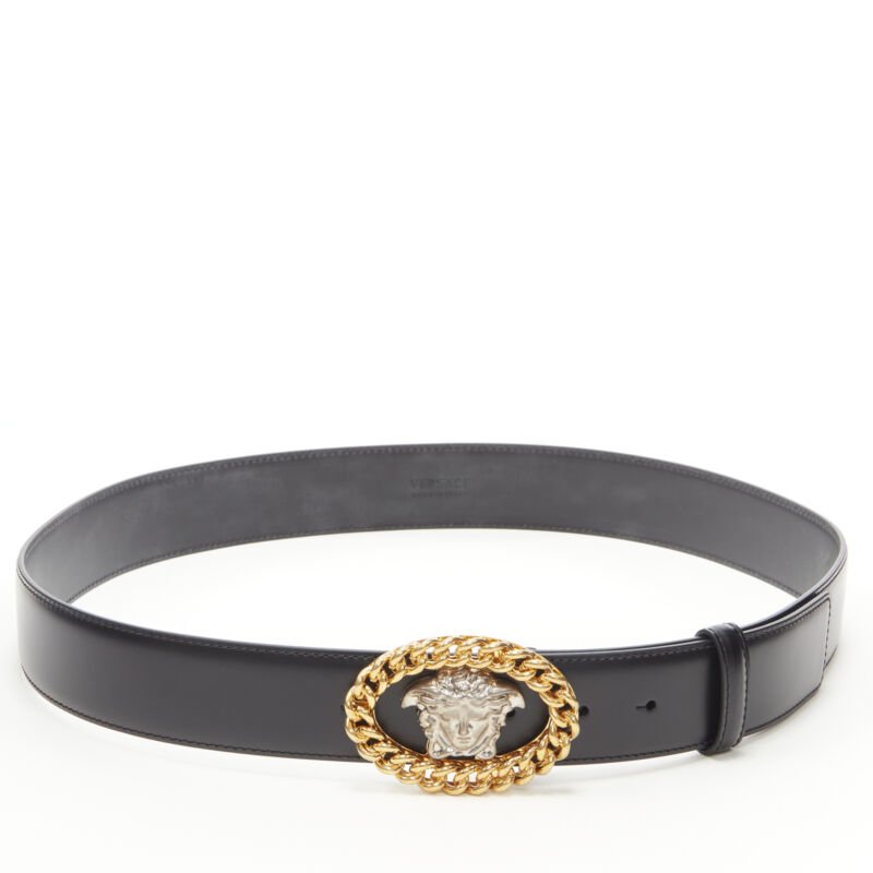 Versace Medusa Chain Buckle Belt - Image 6