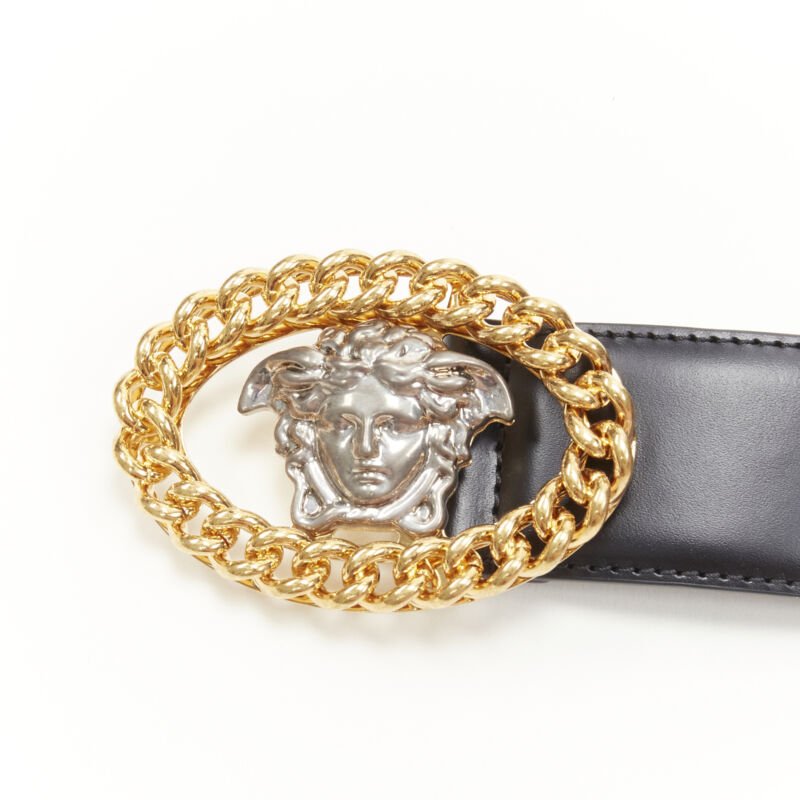 Versace Medusa Chain Buckle Belt - Detail 1