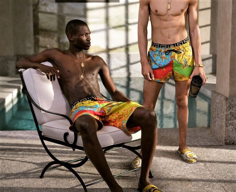 Versace Pop Swim Shorts - Back view