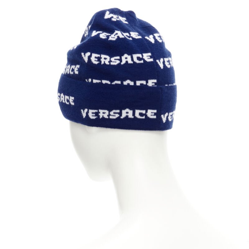 Versace Monogram beanie hat - Detail 1