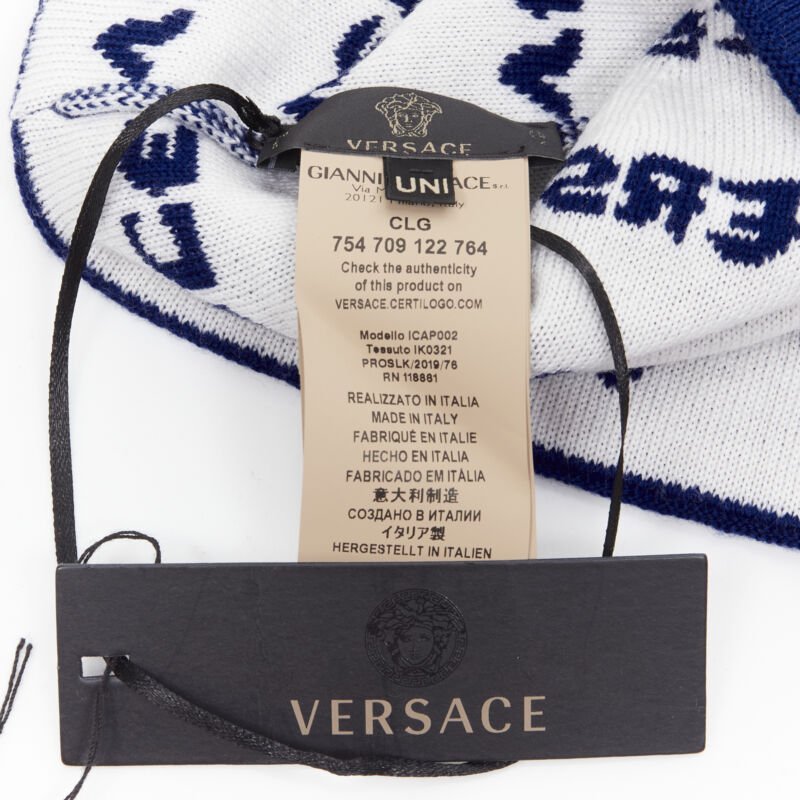 Versace Monogram beanie hat - Detail 2