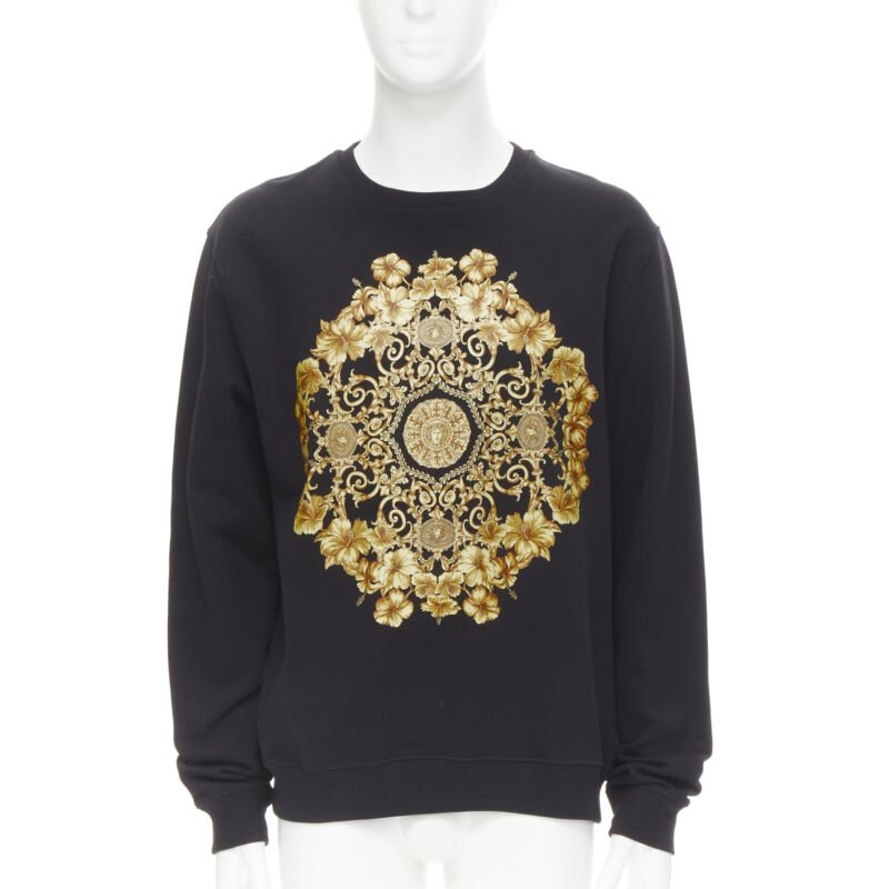 Versace Barocco Crew Sweater - Image 6