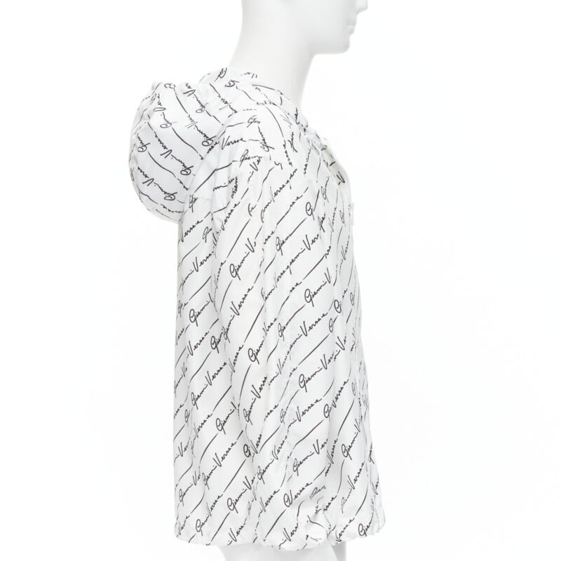 Versace White Hood Windbreaker - 4