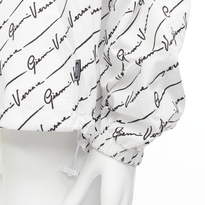 Versace White Hood Windbreaker - Image 10