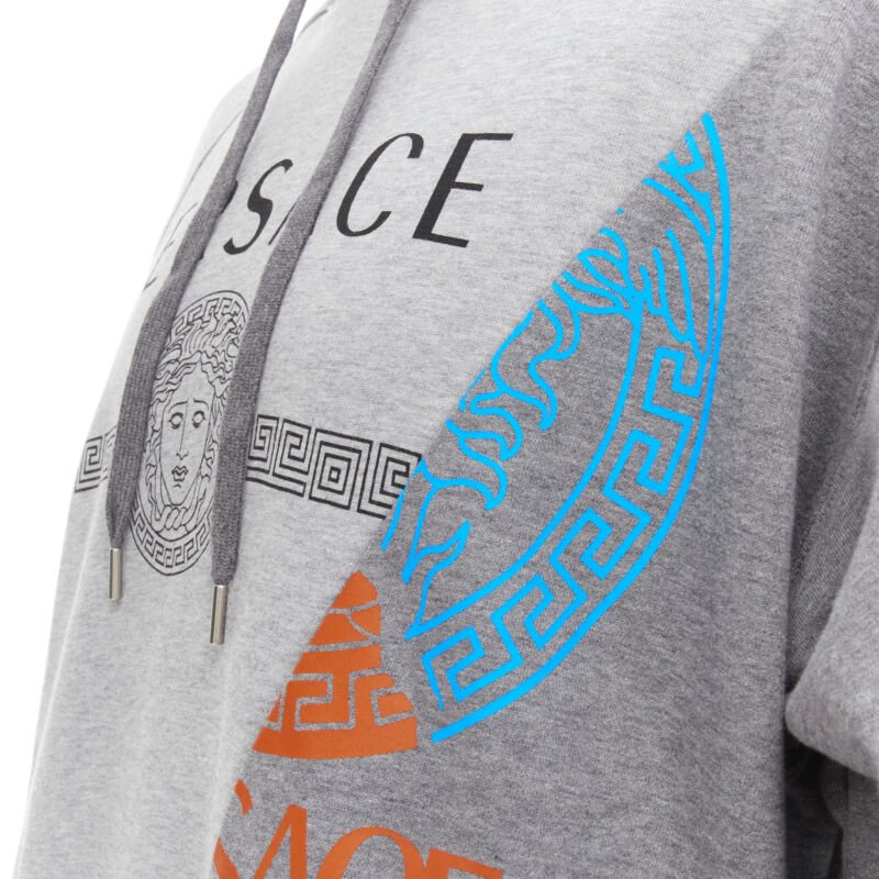 Versace Mixed Logo Hoodie - Image 10