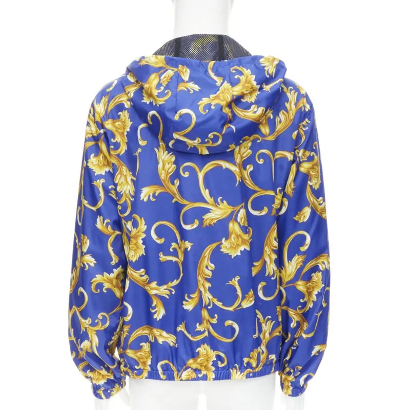 Versace Barocco Istante Jacket Blue Never worn, with tag - Box View
