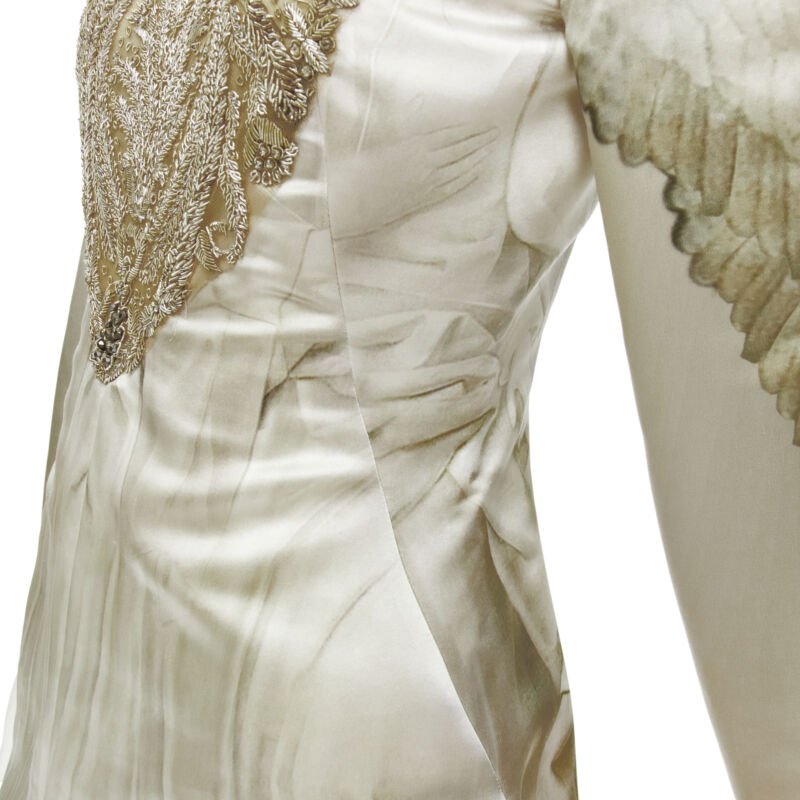Alexander Mcqueen Embellished Skirt Gown - Image 10