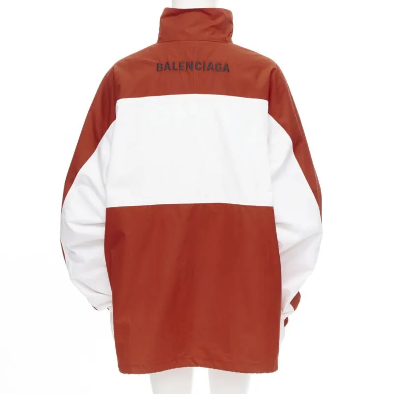 Balenciaga Red Logo Track Jacket Red Cotton Never worn, with tag - Box View