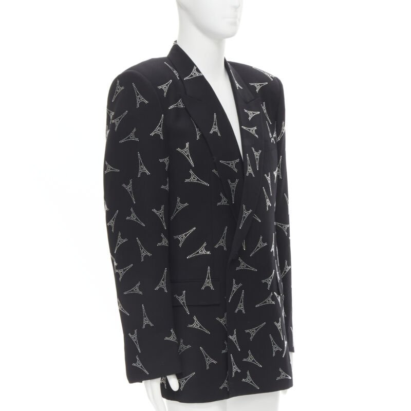 Balenciaga Crystal Power Blazer - Image 6