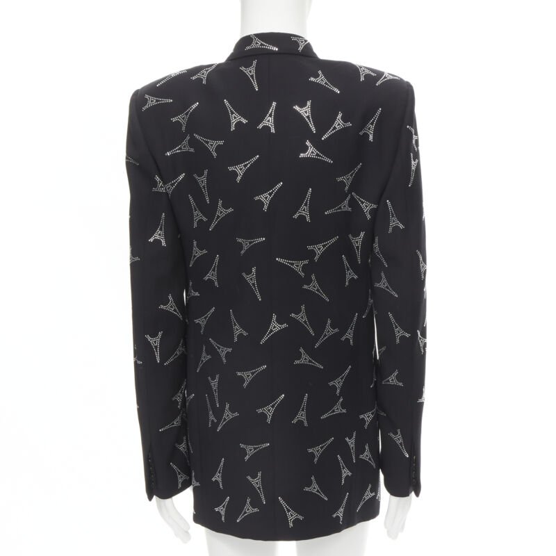 Balenciaga Crystal Power Blazer - Side view