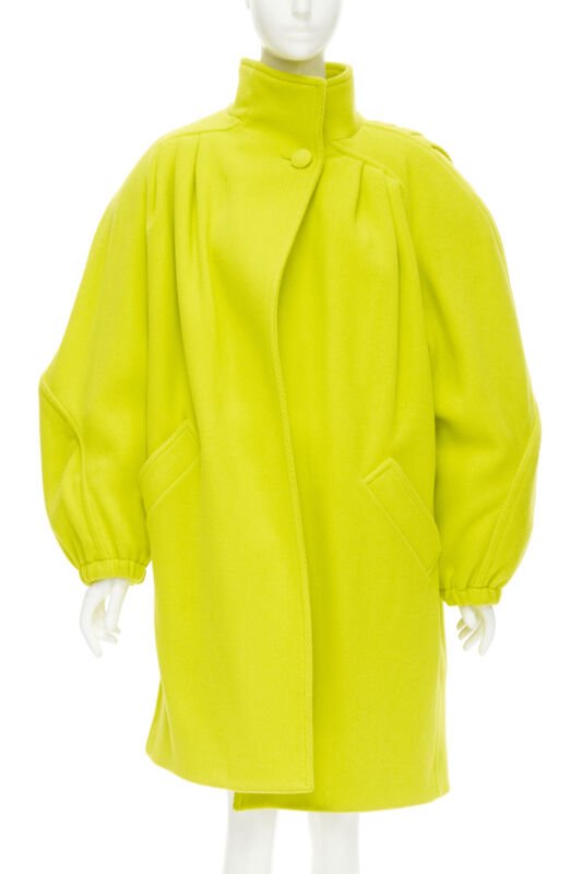 Balenciaga Yellow Cocoon Coat