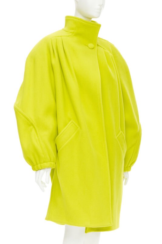 Balenciaga Yellow Cocoon Coat - Image 6
