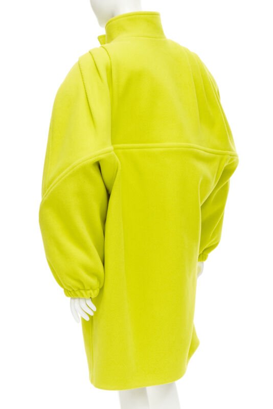 Balenciaga Yellow Cocoon Coat - Detail 1