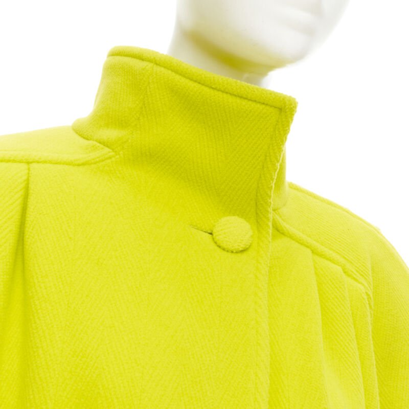 Balenciaga Yellow Cocoon Coat - Detail 2