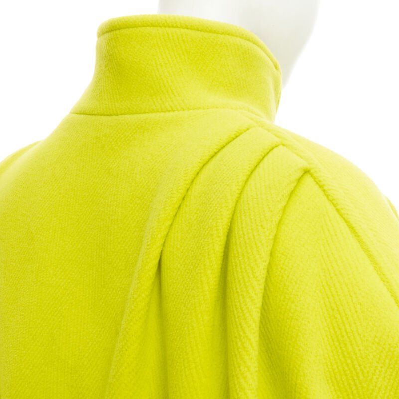 Balenciaga Yellow Cocoon Coat - Image 10