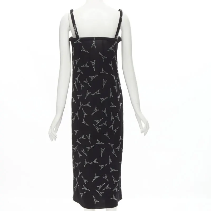 Balenciaga Eiffel Boned Dress Black Viscose Never worn, with tag - Box View