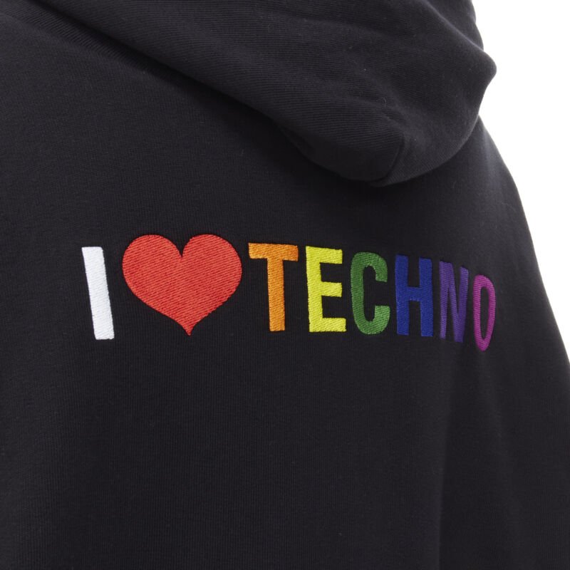 Balenciaga Techno Oversized Hoodie - Detail 2
