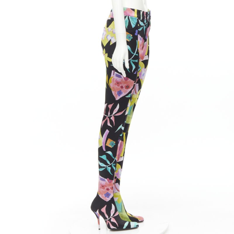 Balenciaga Zip Wedge Riding Boots - Image 6