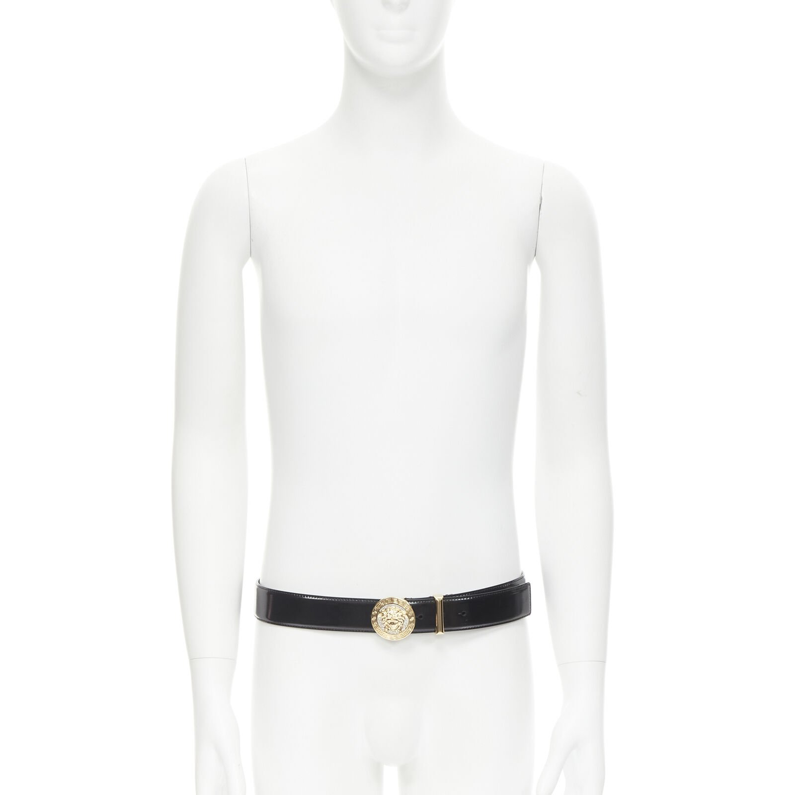Versace Medusa Medallion leather belt - Back view