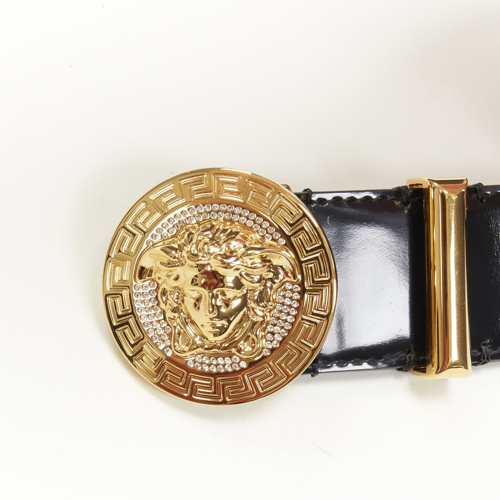 Versace Medusa Medallion leather belt - Detail 1