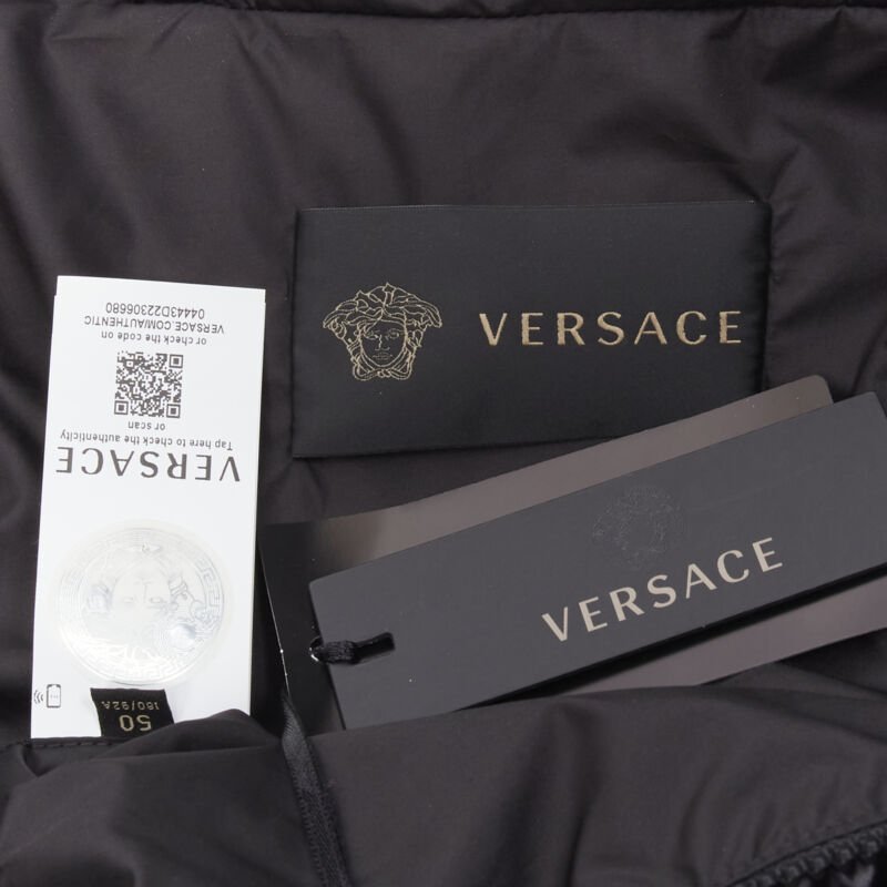 Versace Black Goose Puffer - Image 11