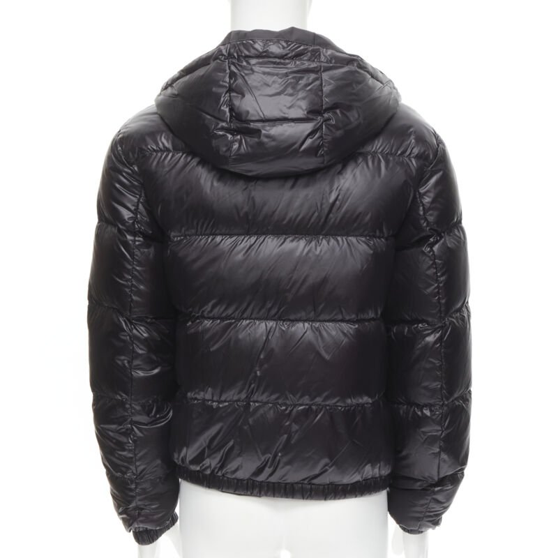 Versace Black Goose Puffer - Side view