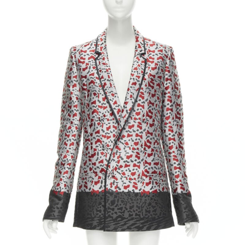 Haider Ackermann Blood Jacquard Blazer
