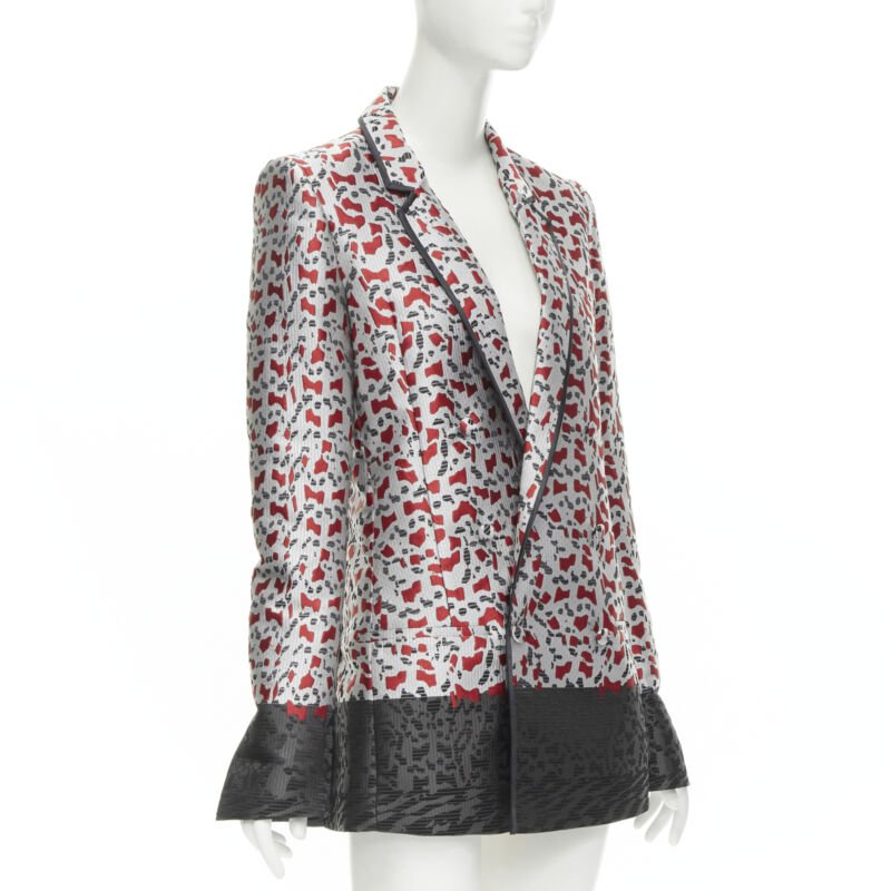 Haider Ackermann Blood Jacquard Blazer - Image 6