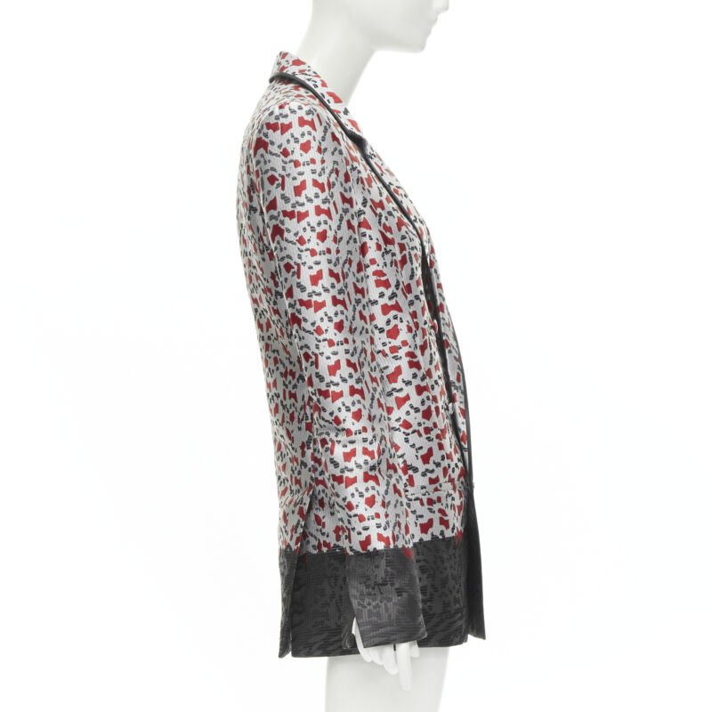 Haider Ackermann Blood Jacquard Blazer - 4