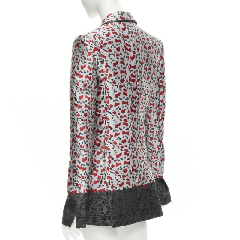 Haider Ackermann Blood Jacquard Blazer - Detail 1