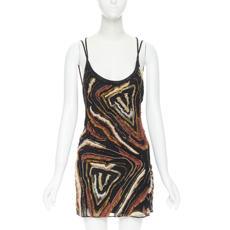 Versace Animalier Bead Dress