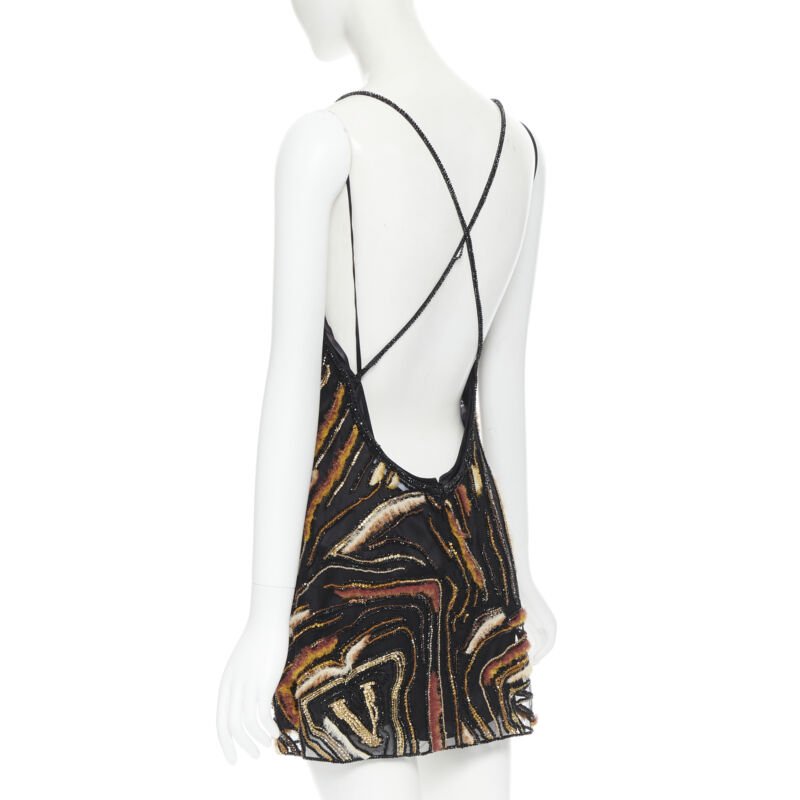 Versace Animalier Bead Dress - Detail 1