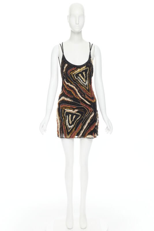Versace Animalier Bead Dress - Image 13